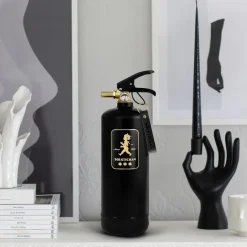 Hot Solstickan Design Extintor Solstickan 2 kg, Negro-dorado NegroColor dorado