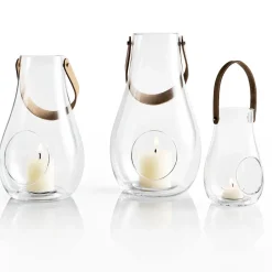 Clearance Holmegaard Farol para velas Design With Light, 24,8 cm Transparente