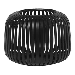 Clearance Blomus Farol portavelas Lito Ø14 cm, Negro