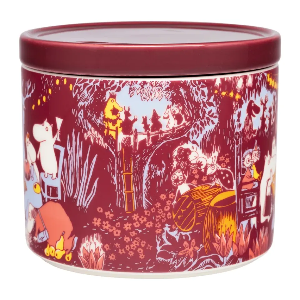 Moomin Arabia Festive Moments lata Mumin, 11xØ12,5 70 cl Rojo