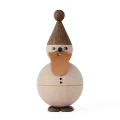Discount OYOY Figura de madera Santa Claus, haya-roble-cuero Marrón