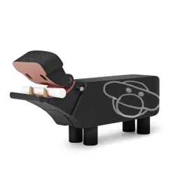 Outlet Kay Bojesen Denmark Figura Hipopótamo, Negro