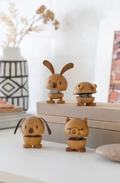 Hoptimist Figura Dog S, Oak Marrón