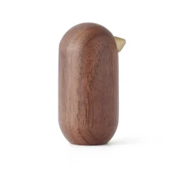 Online Normann Copenhagen Figura Little Bird nogal, 5 cm Marrón