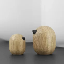 Sale Normann Copenhagen Figura Little Bird, roble, 4,5 cm Beige