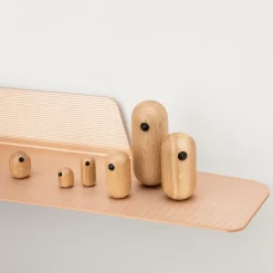 Sale Normann Copenhagen Figura Little Bird, roble, 7 cm Beige