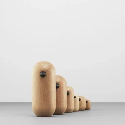 Sale Normann Copenhagen Figura Little Bird, roble, 7 cm Beige