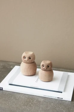 Clearance Andersen Furniture Figura madera Andersen Owl Small, Oak Marrón