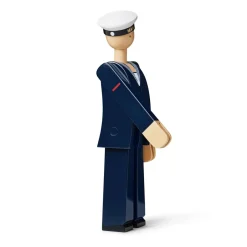 Clearance Kay Bojesen Denmark Figura madera Kay Bojesen marinero, azul AzulBlanco