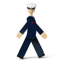 Clearance Kay Bojesen Denmark Figura madera Kay Bojesen marinero, azul AzulBlanco