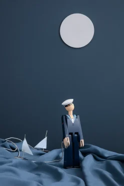 Clearance Kay Bojesen Denmark Figura madera Kay Bojesen marinero, azul AzulBlanco