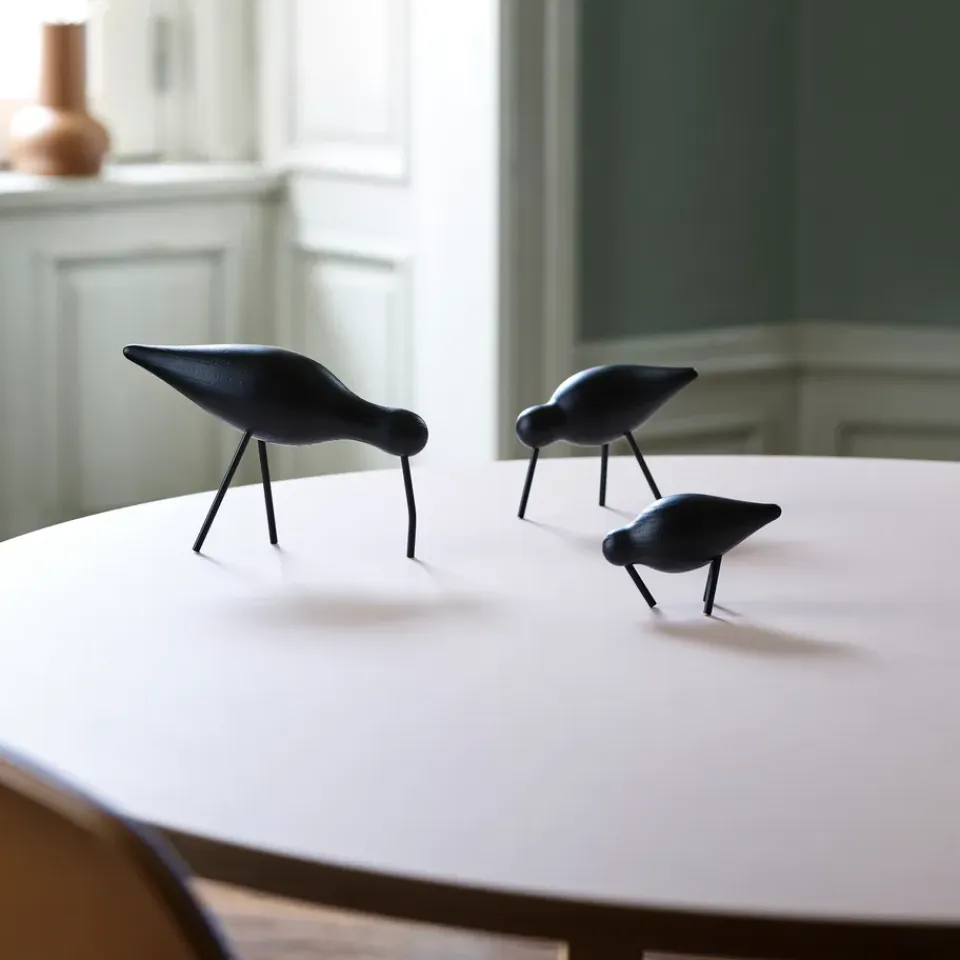 Hot Normann Copenhagen Figura Shorebird, , grande Negro
