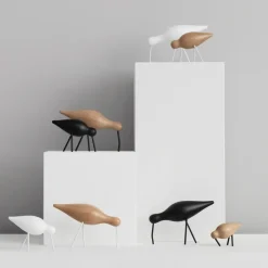 Discount Normann Copenhagen Figura Shorebird roble-blanco, grande MarrónBlanco