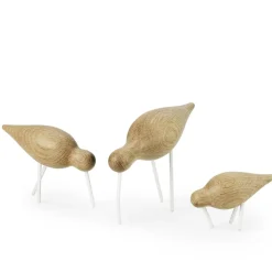 Discount Normann Copenhagen Figura Shorebird roble-blanco, grande MarrónBlanco