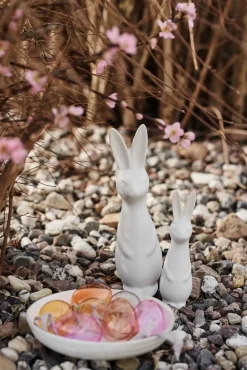 Clearance DBKD Figura Swedish rabbit small, White Blanco