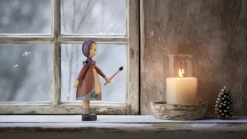 Clearance Kay Bojesen Denmark Figura The Little Match Girl, Haya Marrón