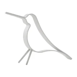 New Cooee Design Figura Woody Bird grande, White Blanco
