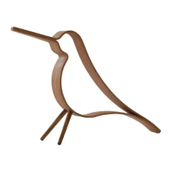 Outlet Cooee Design Figura Woody Bird grande, Roble Marrón