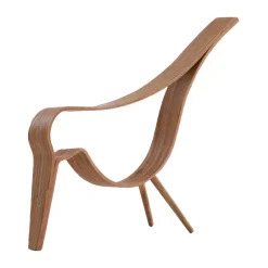 New Cooee Design Figura Woody Bird mediana, Roble Marrón