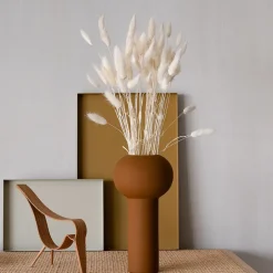 New Cooee Design Figura Woody Bird mediana, Roble Marrón