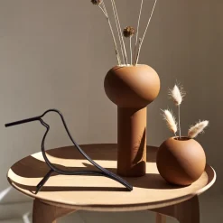 Clearance Cooee Design Figura Woody Bird mediana, roble teñido de Negro