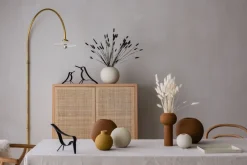 Clearance Cooee Design Figura Woody Bird mediana, roble teñido de Negro