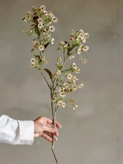Discount Bloomingville Flor de cera Stem, Blanco