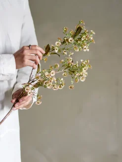 Discount Bloomingville Flor de cera Stem, Blanco