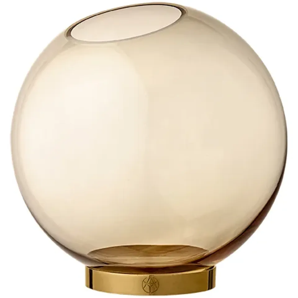 Clearance AYTM Florero Globe, grande, ámbar-oro Color dorado