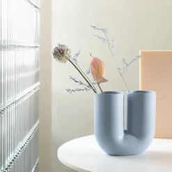 New Muuto Florero Kink 26 cm, claro Azul
