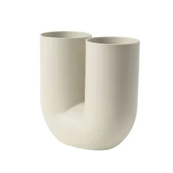 Clearance Muuto Florero Kink 26 cm, Sand Beige