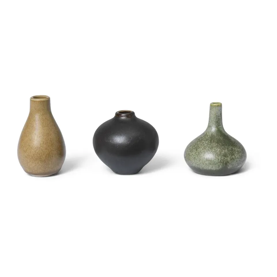 Best Ferm Living Florero Komo mini set de 3, Calm Multi