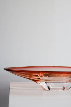 Best Kosta Boda Fuente de servir Vision Ø52,5 cm, Rosa-ámbar RosaNaranja