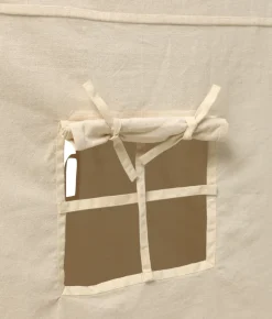 Best Ferm Living Funda de tela para casa bajo mesa Settle, Offwhite Beige