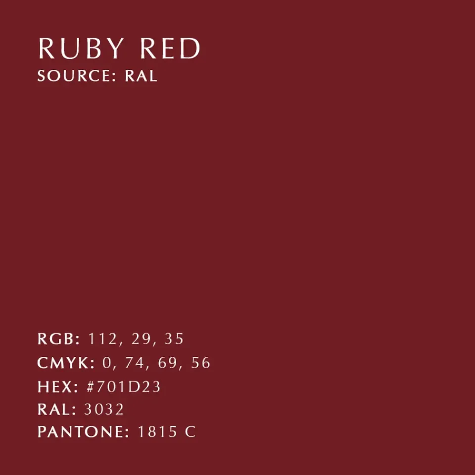 New Umage Gancho Butterflies mediano, Ruby red Rojo
