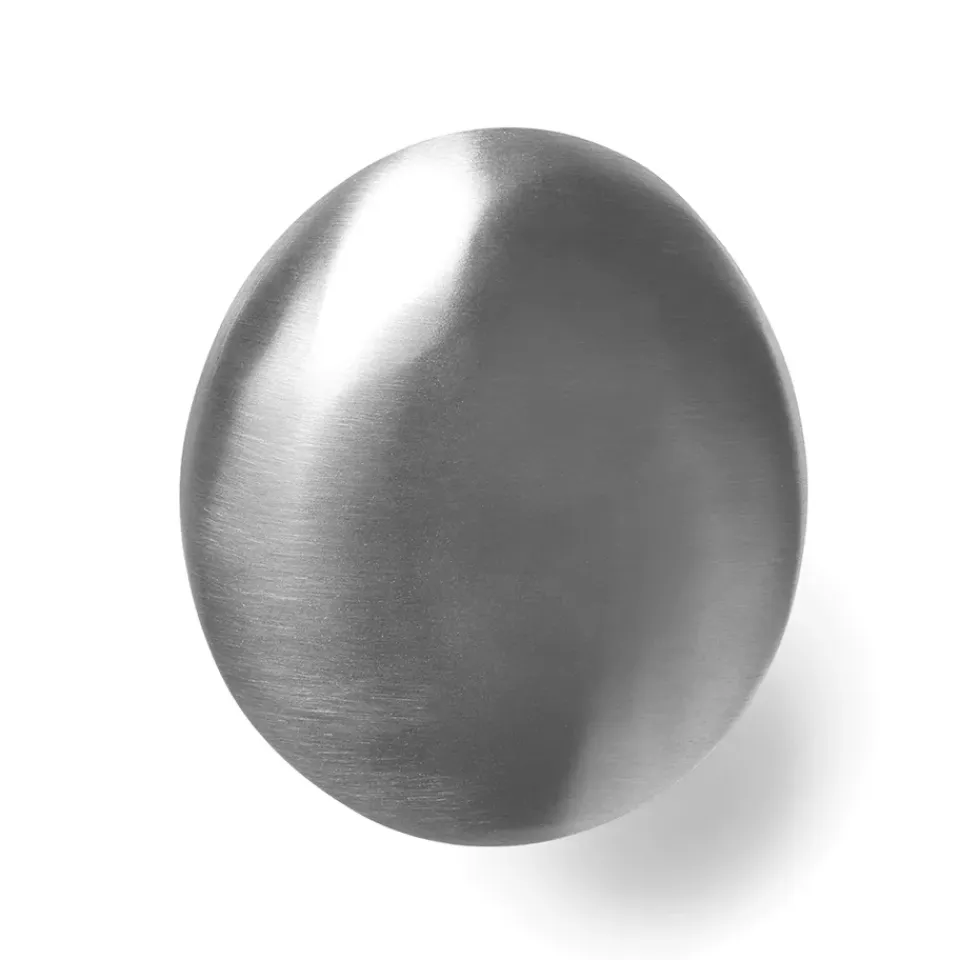 Outlet Ferm Living Gancho Chanterelle, Brushed stainless steel Plateado