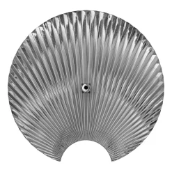 Best AYTM Gancho Concha plata, L Plateado