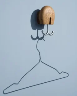 Discount Massproductions Gancho de pared Hércules, Roble tratado Beige