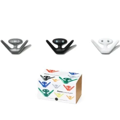 New Essem Design Gancho de pared Mama, aluminio Plateado