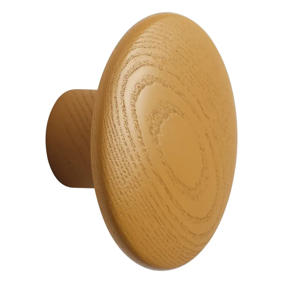 Muuto Gancho Dots wood burnt orange, Ø9 cm Naranja