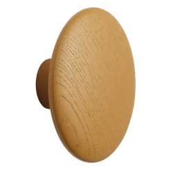Outlet Muuto Gancho Dots wood burnt orange, Ø13 cm Naranja