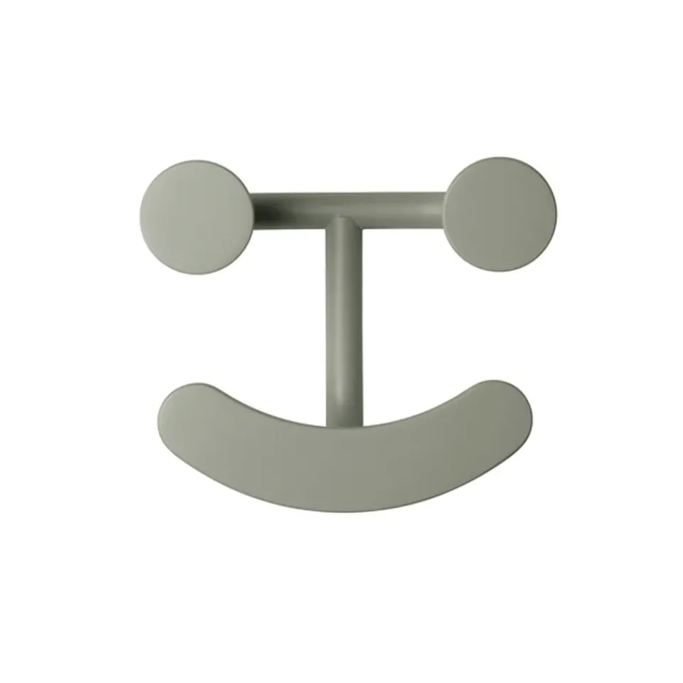 Hot Fritz Hansen Gancho Happy Hook, verde Gris