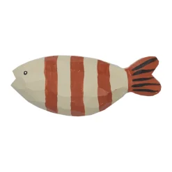 Hot Ferm Living Gancho Harbour, Pez, Baked Clay-Light Cele RojoBlanco
