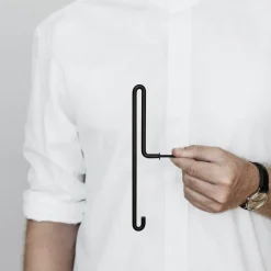 Online MOEBE Gancho Wall hook large, Negro