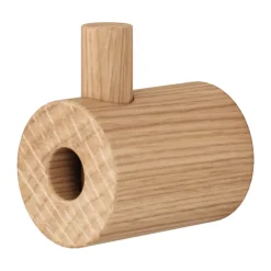 MOEBE Gancho wooden wall hook, Roble Marrón
