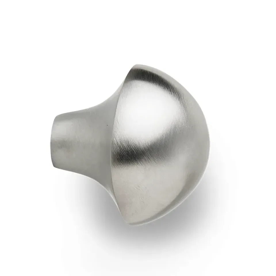 Ferm Living Gancho Mushroom, Brushed stainless steel Plateado