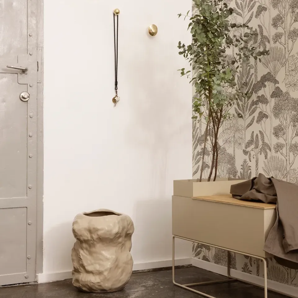 Hot Ferm Living Gancho Mushroom, Latón Color dorado