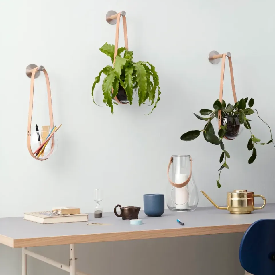 Discount Holmegaard Gancho para maceta colgante Design with light, 14 cm MarrónBlanco