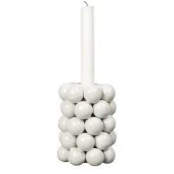 Best Byon Globe candelabro 13,5 cm, Blanco