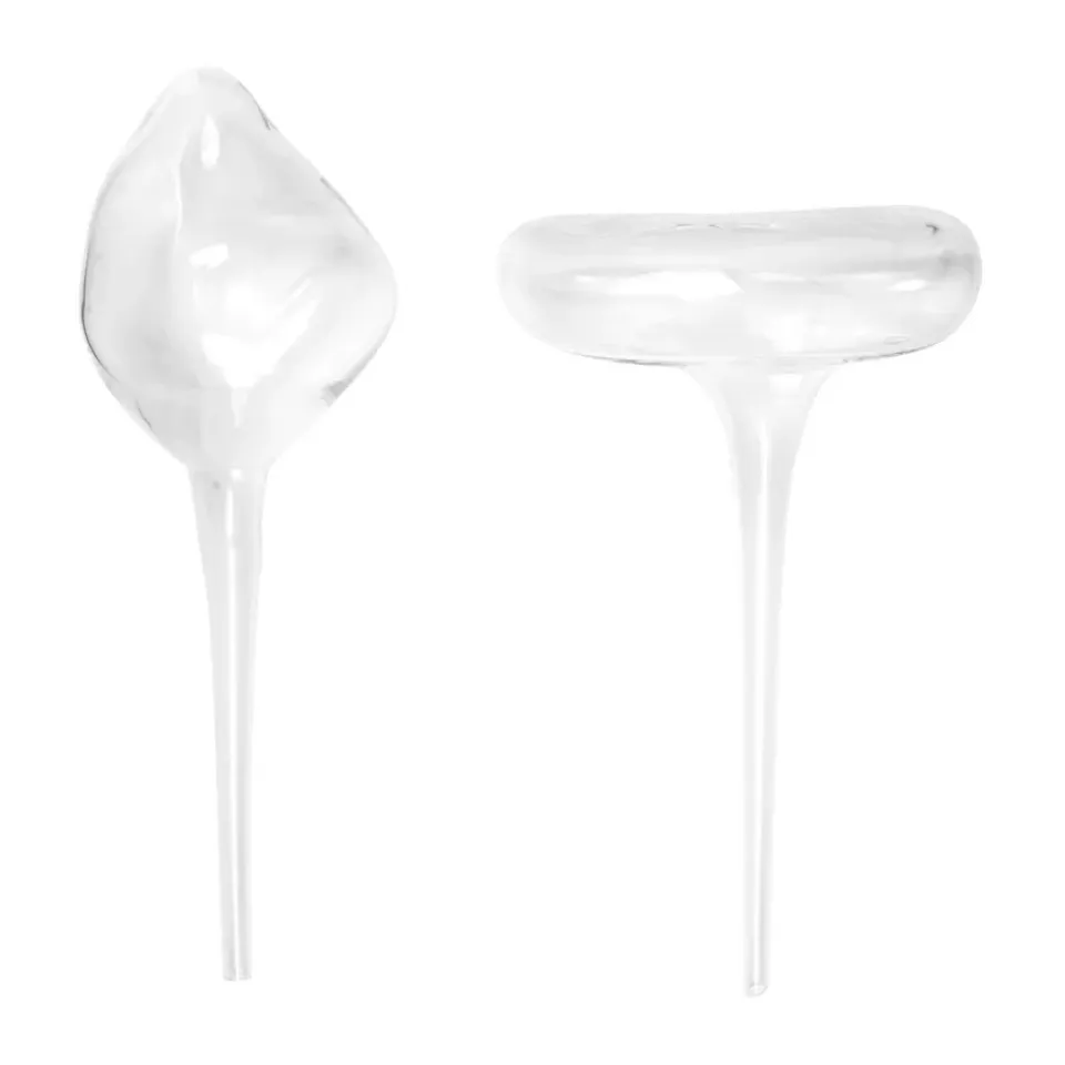 Ferm Living Globos de riego Mercury 2 piezas, Clear, 15x24 cm Transparente